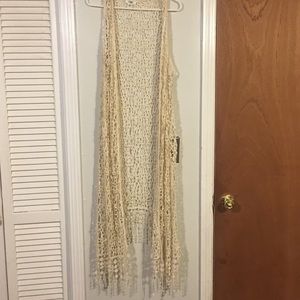 Plus Size Crochet Duster